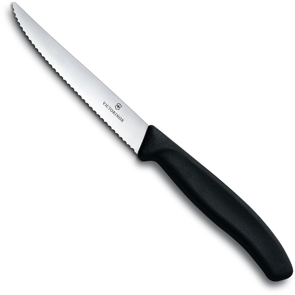 Swiss Army Brands Kitchen Swiss Classic Steak 40.5In Serrated, Spear Point Blade, 0.75In Width At Handle Black VIC-6.7233.20 - main